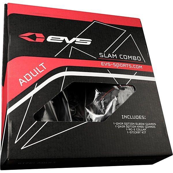 Evs slam youth protection combo kit black youth 75-115 lbs. / 4'6" - 5'5