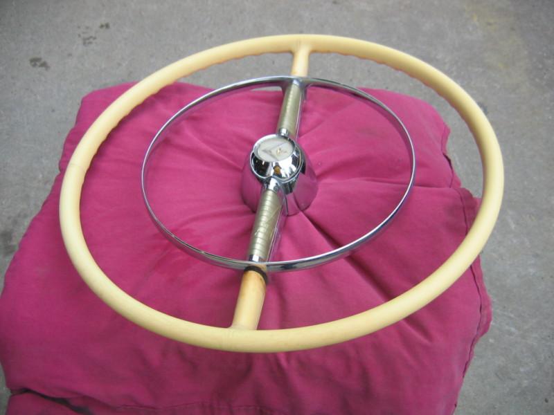 1955 lincoln steering wheel