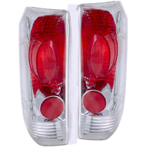 Anzo tail lights for 1989-1996 ford f-series and bronco chrome style 211172