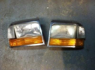 1994 1998 ford f series headlights & parking corner lights with bezels