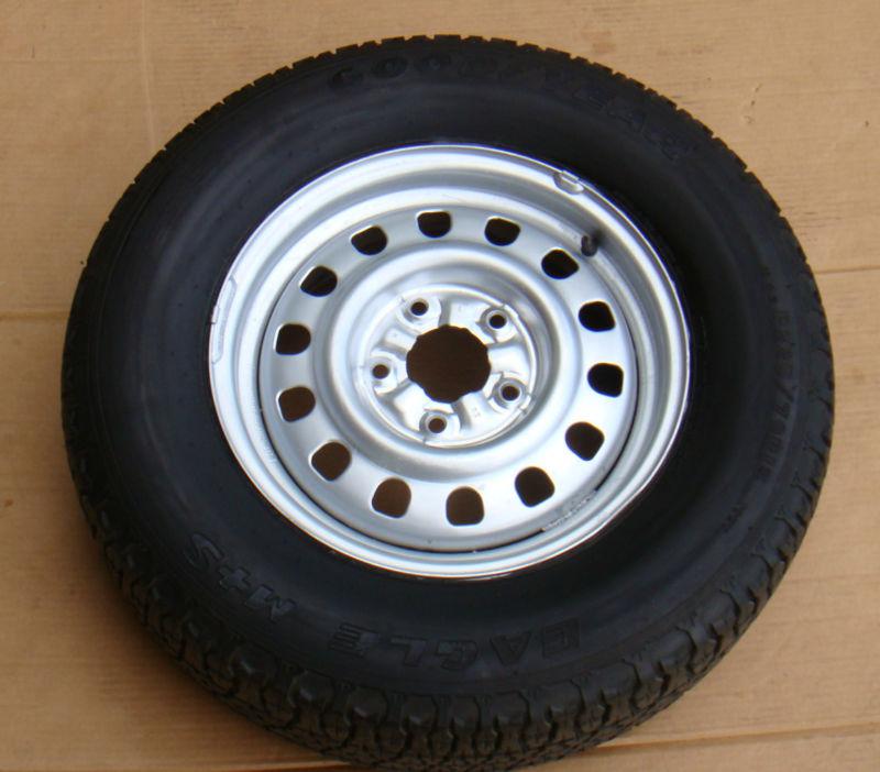 Chevy blazer full size 15" spare tire wheel rim goodyear eagle m+s 225/70r15 