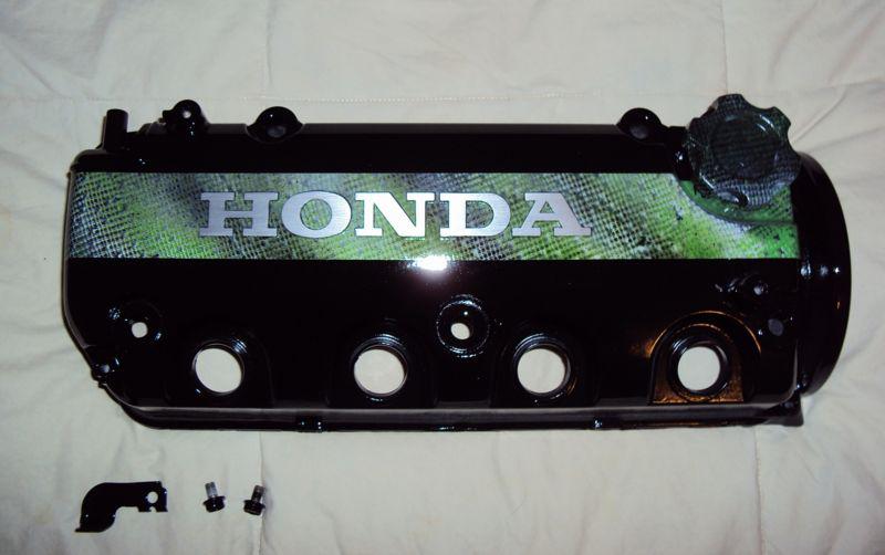 Custom honda civic valve cover jdm d16 z6 y8 y7 y5 non or vtec airbrushed