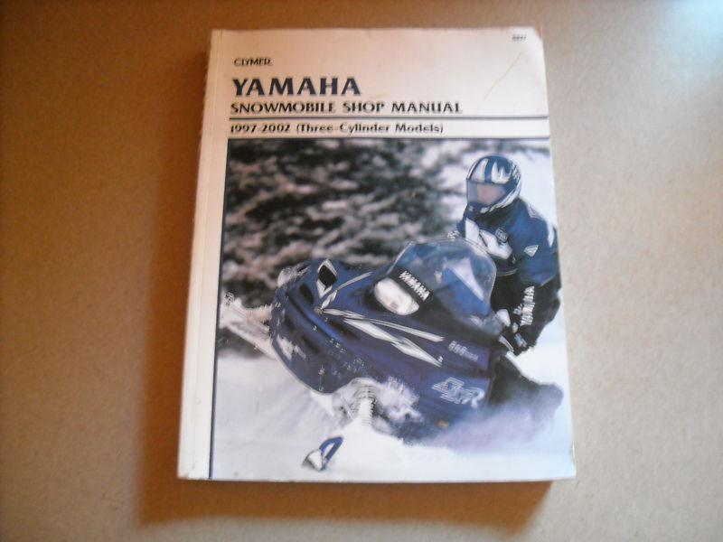 Clymer snowmobile shop manual for yamaha 3 cylinder models from 1997-02, vmax