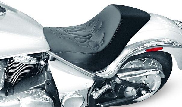 Saddlemen renegade deluxe seat flame for kawasaki vn900 classic