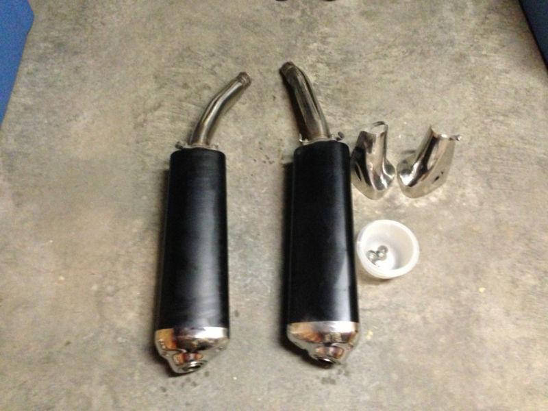 2013 suzuki hayabusa oem exhaust both left and right cans