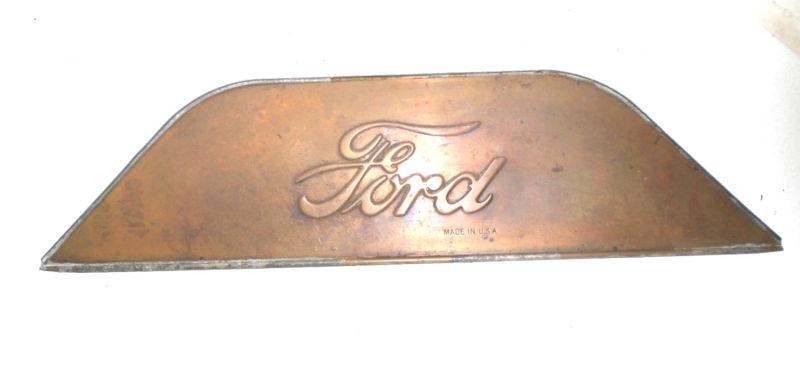 Brass radiator front panel for model t fords