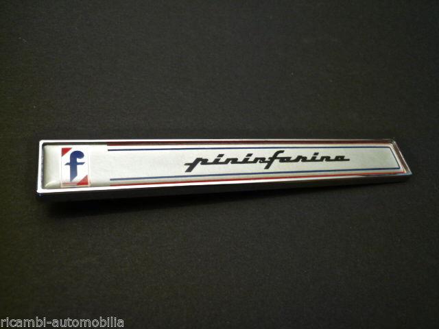 Fiat spider 2000 ferrari testarossa pininfarina script emblem new