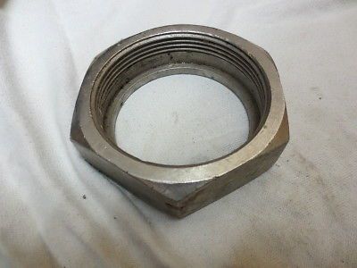 Stainless  dairy  custom 3 &#034; inch nut hex fitting