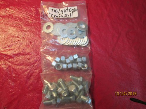 1947-53 chevy &amp; gmc truck bed cross member sill bolts nuts washers