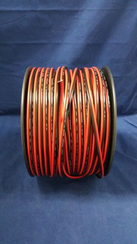 14 gauge 200 ft red black zip wire awg cable power ground stranded copper car