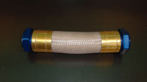 Bmrs racing lightweight braided line radiator white hose 10-1/2&#034; as-32 thread