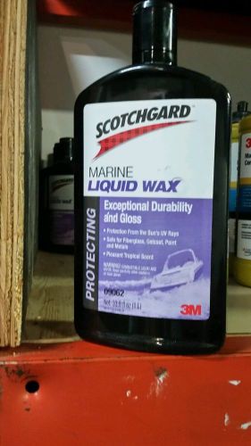 3m marine scotchgard liquid wax 1liter boat &amp; rv