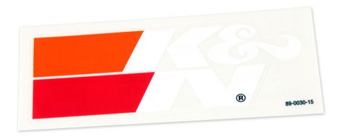 K&amp;n air filter decal logo sticker 108x44mm