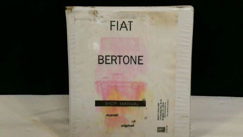 Fiat x1/9 bertone  shop manual.