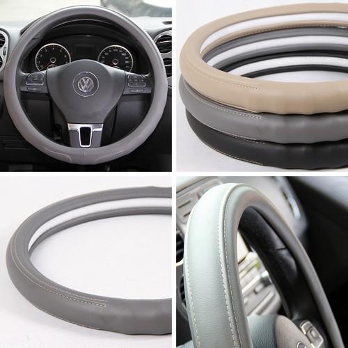 Steering wheel cover 58006 leather honda toyota gray honda nissan 14"-15" suv 