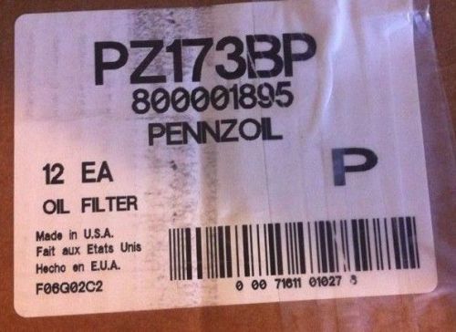Pennzoil pz173bp regular spin-on oil filter - case of twelve filters pz-173