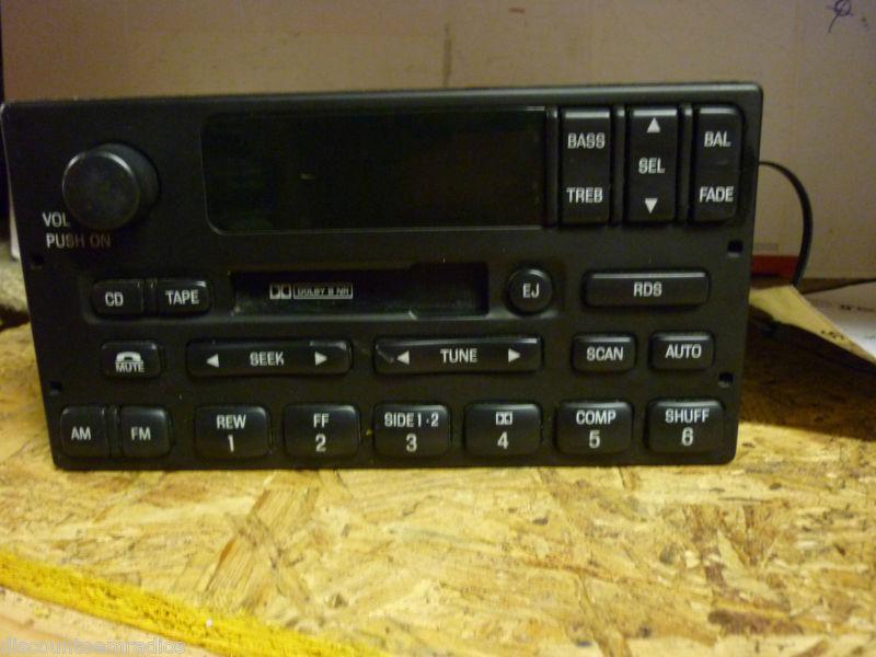 99-02 ford expedition rds  radio cassette xw1f-18c870-af factory *