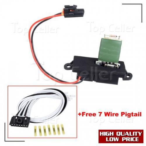 Heater blower motor resistor w/wiring harness for chevy avalanche tahoe 89019089