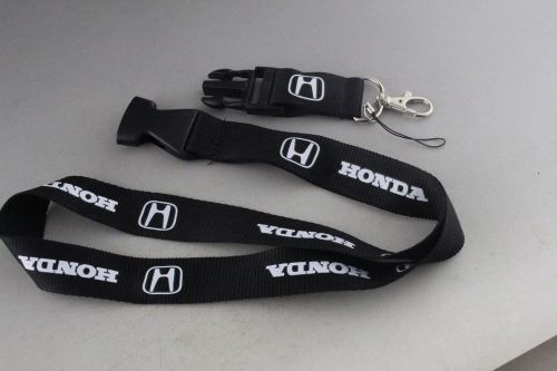 Honda car logos alloy key chain blakelanyard keychain with detachable clasp e1