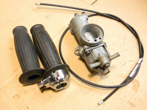 Triumph / bsa b50ss amal carb &amp; new throttle, cable, &amp; grips