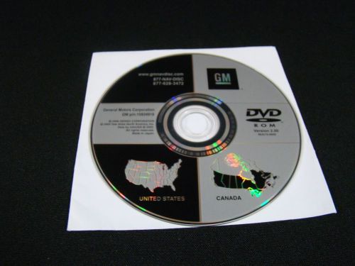 Chevrolet gmc cadillac navigation disc dvd cd 15934919 gm map navagation disk
