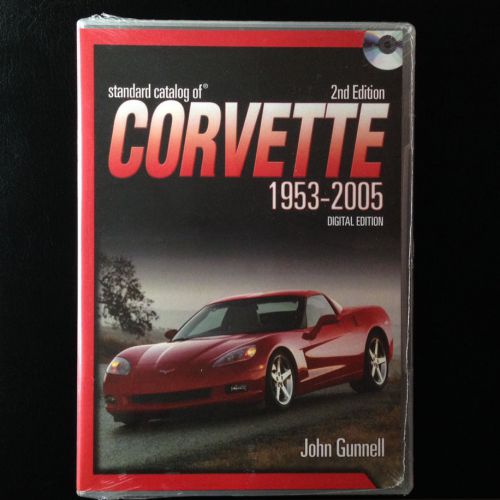 Standard catalog of corvette: 2nd edition 1953-2005, cd-rom, 2013, new