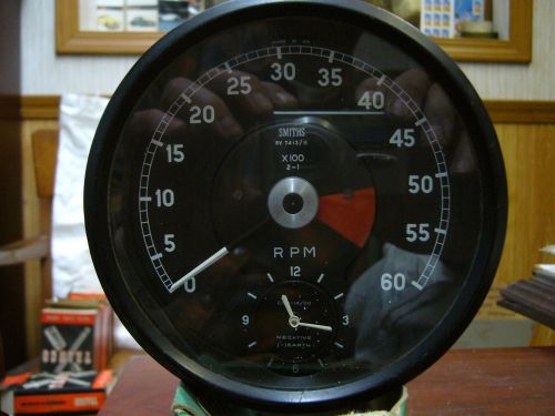 Jaguar electric tachometer smiths  rv7413/11 with clock ce 114/00