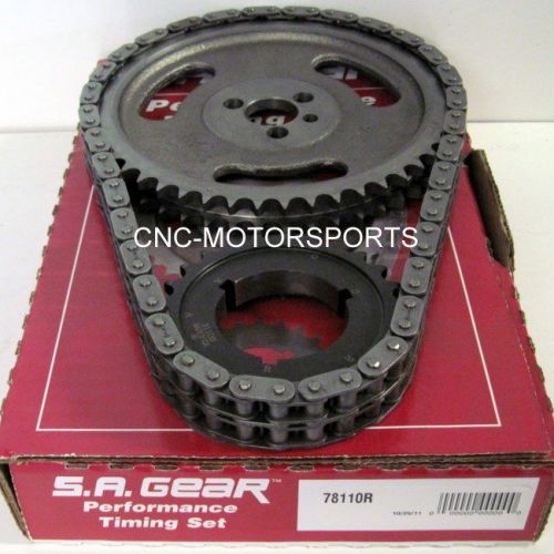 Bbc bb chevy 396 402 427 454 sa gear .250 double roller timing chain 3 keyway