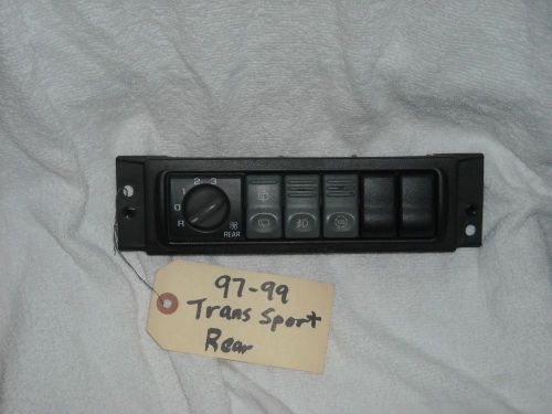 1997-1999 trans sport rear ac and fog light control