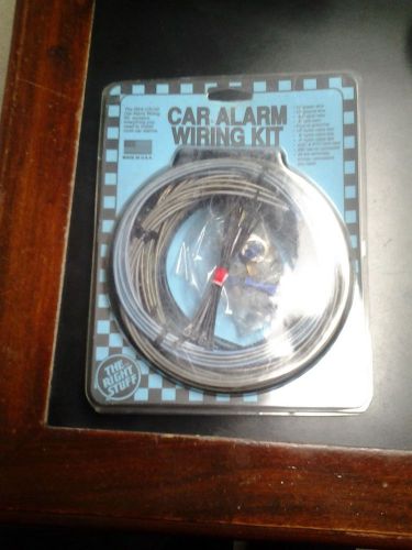 The right stuff car alarm wiring kit