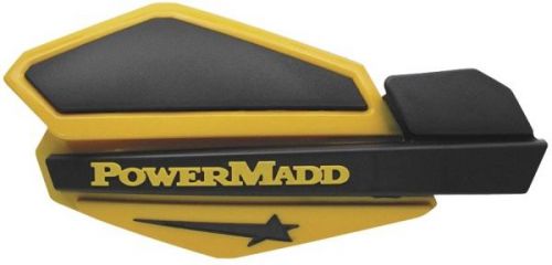 Powermadd star series handguards yellow/black 34201