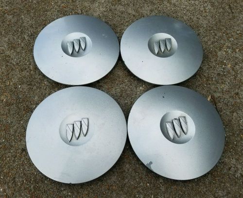 Set of 4 oem 1997-99 buick park avenue alloy wheel center cap hubcaps gm 9592340