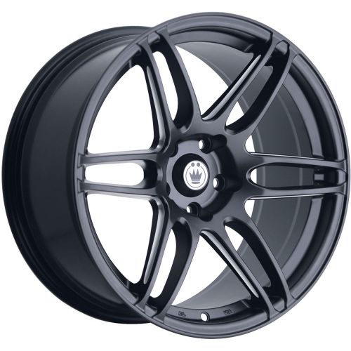 De7s514455 17x7.5 5x4.5 (5x114.3) wheels rims black +45 offset alloy 6 spoke