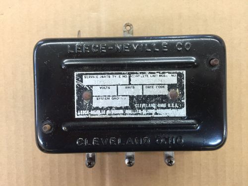 Voltage regulator, leese neville, vintage, 6 volt, 100 amp