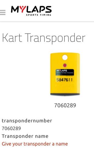 Amb personal transponder