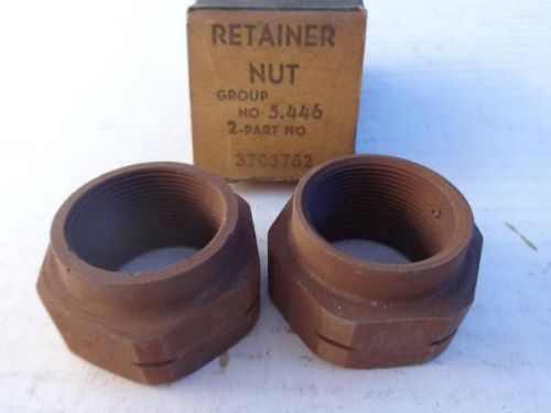 Nos gm 1938-54 chevy pinion shaft bearing nut [2] original gm # 3703782