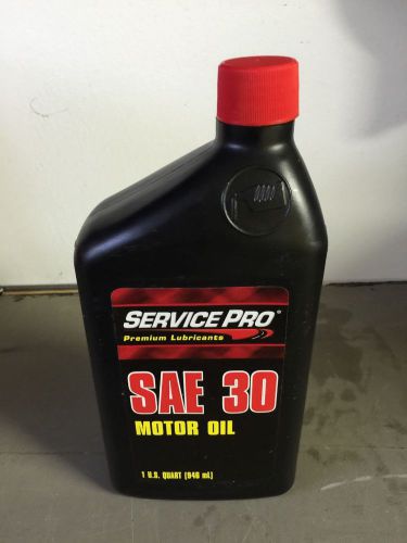 Service pro premium lubricants motor oil - sae 30 1 quart