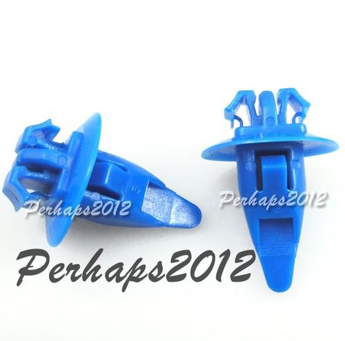 100 pcs oem toyota bumper fender retainer blue clips 90904-67036