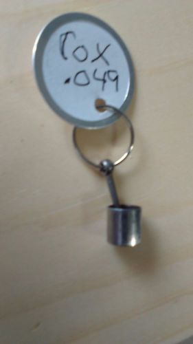 Authentic functioning &#034;retired&#034; piston keychain