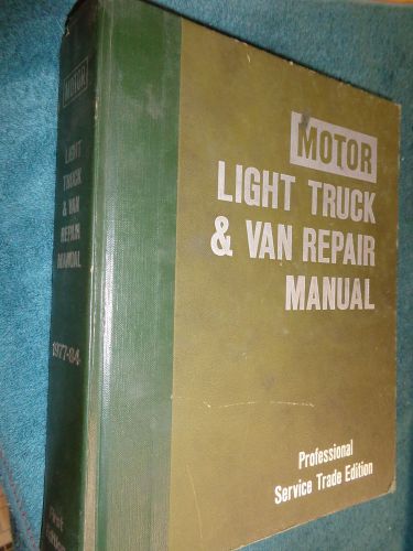 1977-1984 chevy jeep ford dodge gmc ih scout truck &amp; van shop manual book 83 79+