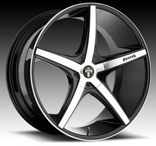 22&#034; dub rio 5 wheels rims fits mercedes s63 s65 gla250 gla45  / fits audi q5 q7