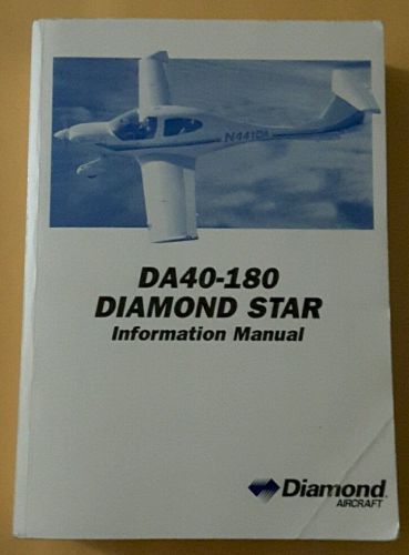 Da40-180 diamond star information manual