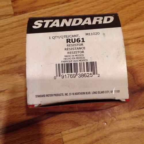 Standard ru61 front blower motor resistor nos
