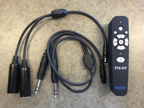 Pilot usa blulink general aviation headset bluetooth adapter *free shipping*