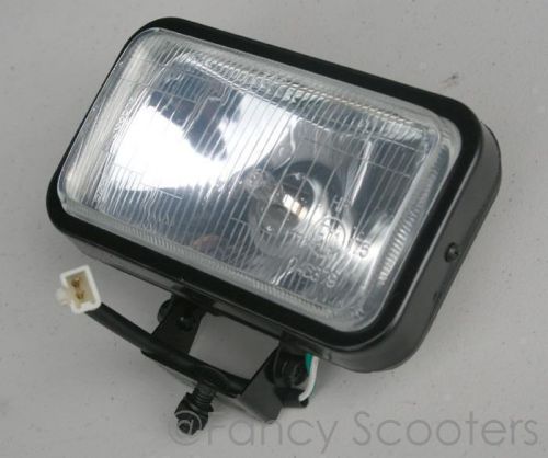 Great quality atv or go-cart head light (metal case) with 2 wires, part13048