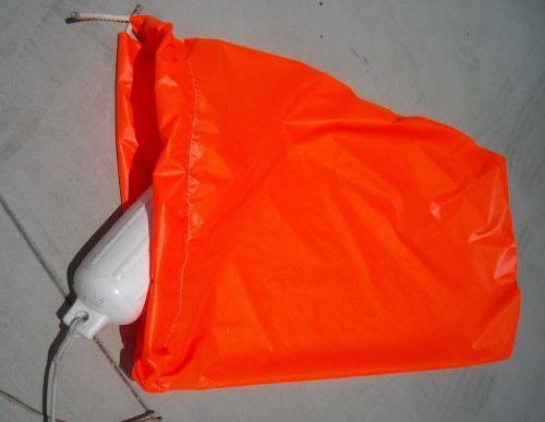Sailboat nylon sail bag w/ drawstring rope emergency bug out safety