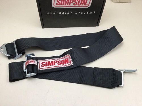 New os 16.1 simpson 5 point racing harness parts left shoulder strap mfg 08/2006