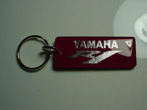 Yamaha r1 ns red / chrome motorcycle key chain