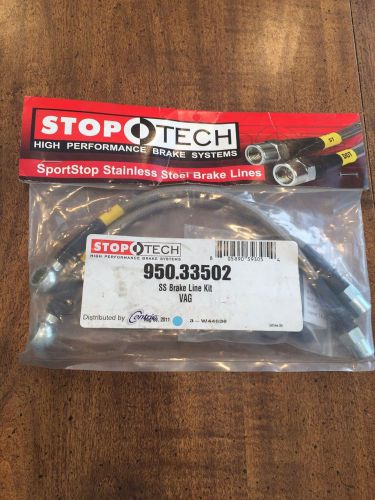 Stoptech centric 950.33502 hydraulic brake line ss kit stainless braided teflon