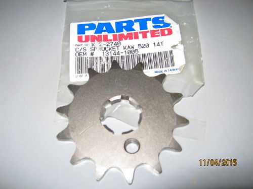 Parts unlimited sprocket - k22-2740- steel/front - (520-14) kawasaki klr250/ klt